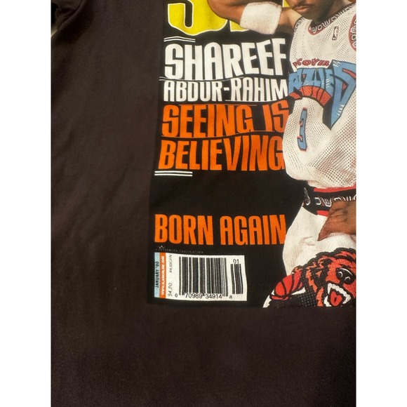 Rare Mitchell & Ness X Slam Mag Shareef Abdur-Rahim Shirt Size M - Picture 5 of 5